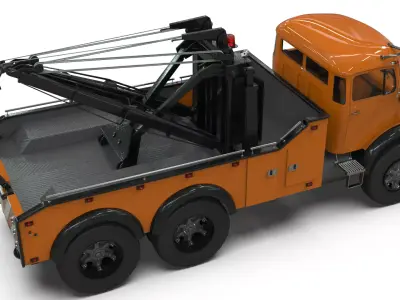 Mercedes-Benz 2624 Wrecker Truck 3D model