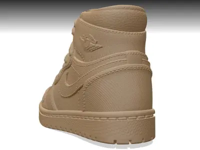 NIKE AIR JORDAN 1 SHOE SCULPTURE 3D model