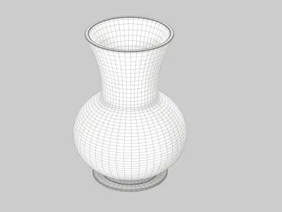 Floral Vase 3D model