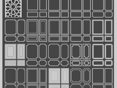 Decorative Wall Mouldings 3D model