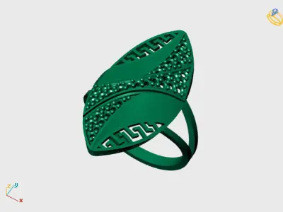 Women Ring STL Womens Ring 3d models 3D print model 3D print model 5