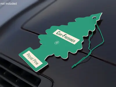Royal Pine Little Trees Car Freshener 3D model