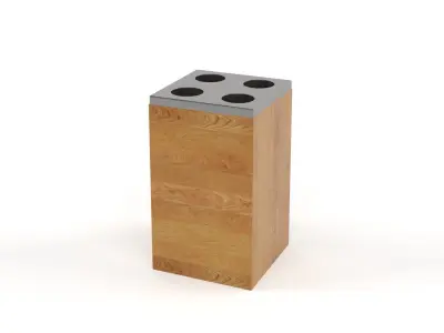 Bathroom Accessories Set 3D model