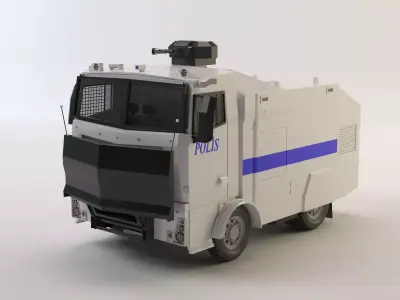 Toma - Turkish Police Vehicle  For Riot Control 3D model