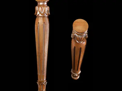 Classic leg 001 3D model