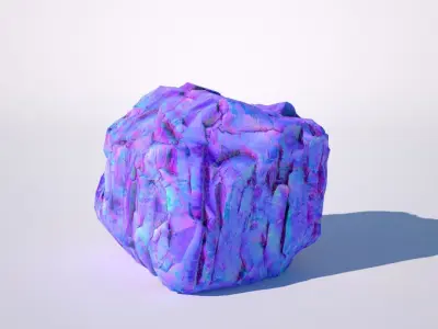 Rocks pack Free low-poly 3D model
