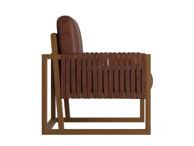 Moore Lounge Chair 3D model