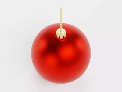 Christmas Ball Ornament V1 Low-poly 3D model
