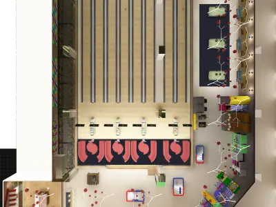 Bowling Alley 3D model