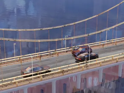 Cinematic Car Animation  3D model