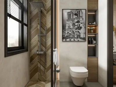Bathroom 76 3D model