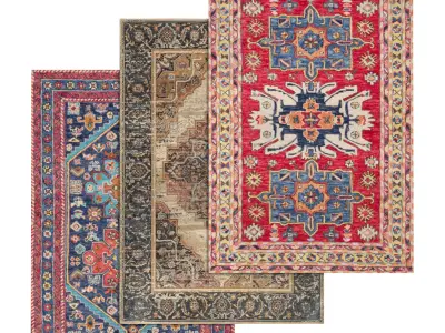 Rug Set 1531 3D model