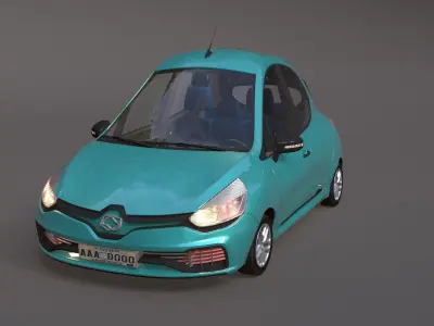 cartoon car 3D model