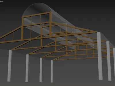 Hangar Structure 3D model