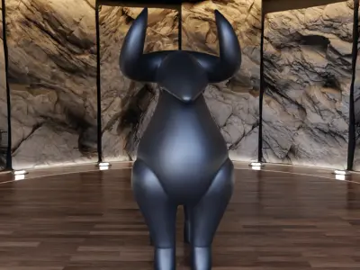 Goat Creature Sculpture Figure Fan Art Toy  3D print model