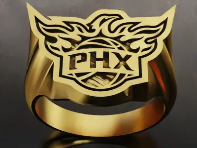 Phoenix Fans Rings 3D Print Models 3D print model