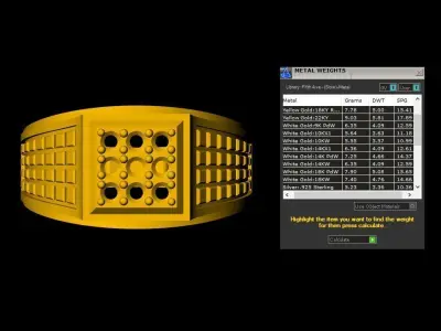 Unique Ring - 0030 3D print model