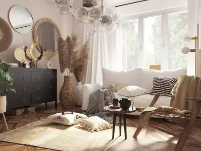 Archmodels vol 266 - collection of furniture and props 3D model