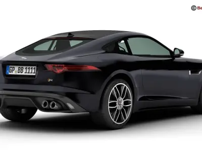 Jaguar F Type R Coupe 2015 3D model