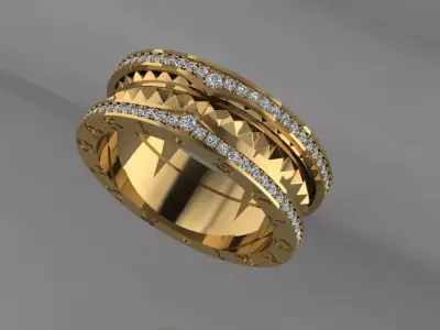 Bvlgari Ring  3D print model purchase
