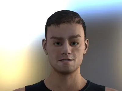 Metahuman 05 Soni Low-poly 3D model