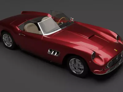 Ferrari 250 GT California Spyder 1962 3D model