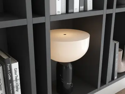 TV wall set 29 3D model