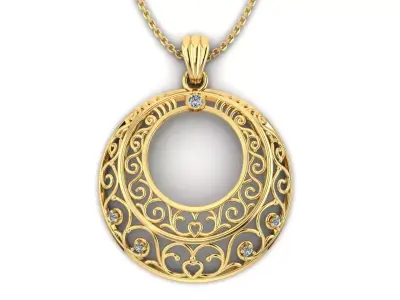 Fashion Pendant 3D print model