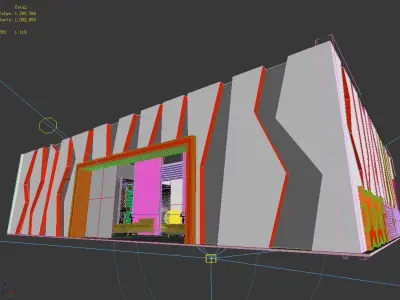 Exhibition - Area - 19X221-3DMAX2009-011 3D model