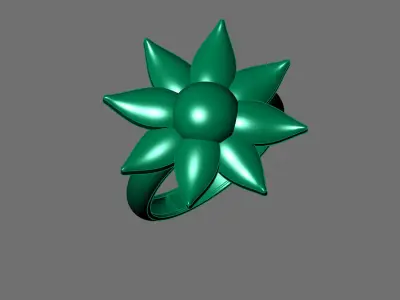 Plain Ring Women Ready STL 3DM Models Womens Rings 3D models 3D print model 80