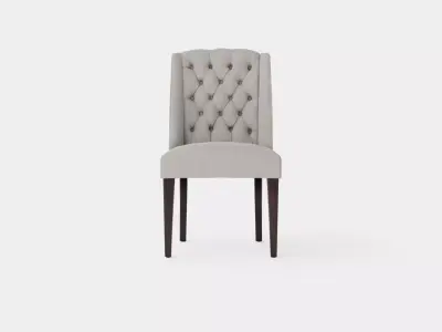 Venice dining chair sand Low-poly 3D model