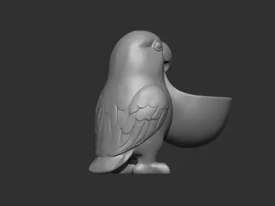 Parrot Bowl Printable 3D print model