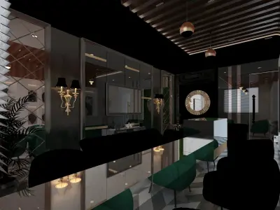Jewellery Showroom in 3Ds Max and V-ray 3D model