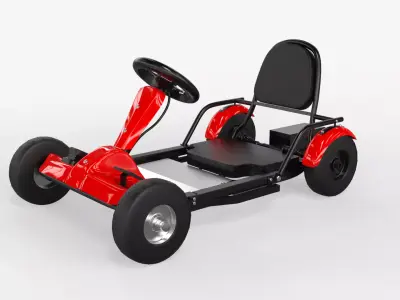 Electric Go Kart 3D model