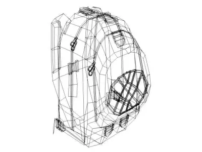 Backpack - Daypack 3D model