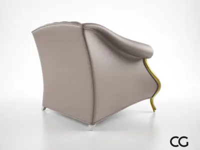 Christopher Guy Babette Club Chair 3D model