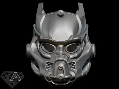 Fallout Enclave custom helmet 3D print model