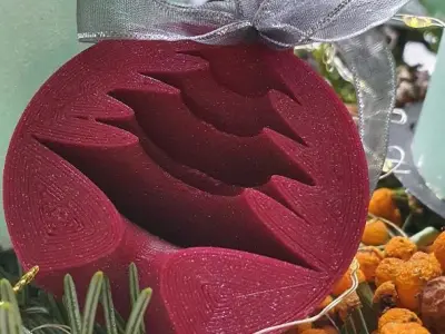 3D Printing Merry Chrismas Ball  3D print model