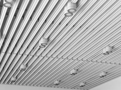 Wooden ceiling 3D model