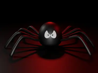 Spider Free low-poly 3D model