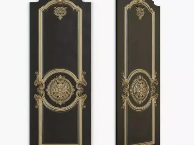 Classic decorative panel for cnc 3D model