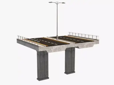 Bridge Low-poly 3D model