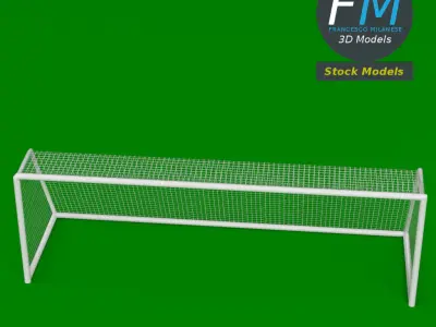 Soccer goal 3D model