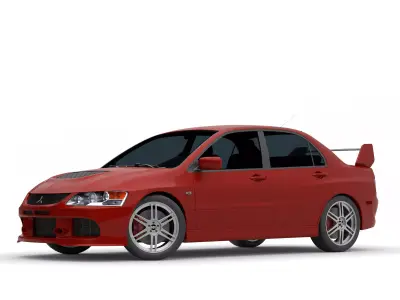 Mitsubushi Lancer Evo 9 3D model
