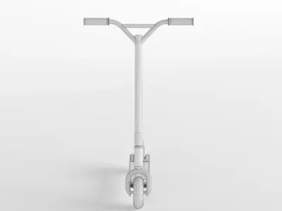 Scooter Low-poly 3D model