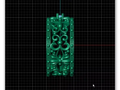 floral eternity jewelry ring 3D print model