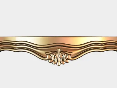 Carved decor for cnc 73 3D model