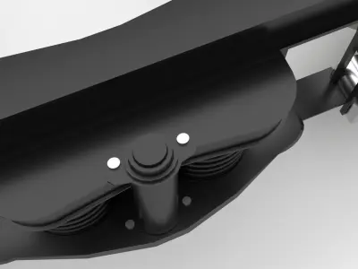 Train Wheels 3D model