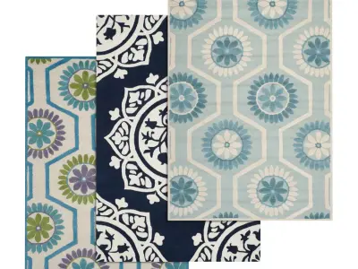 Rug Set 2326 3D model
