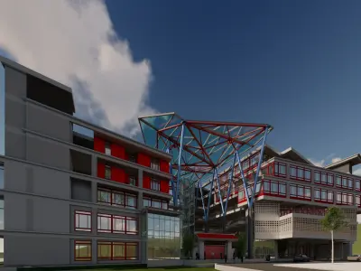 Complex community 3D model